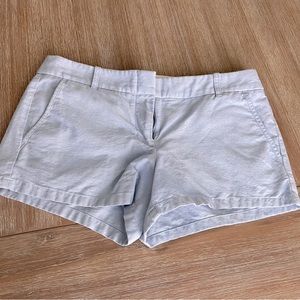 J.Crew Factory chino shorts, light blue, 3in, size: 6